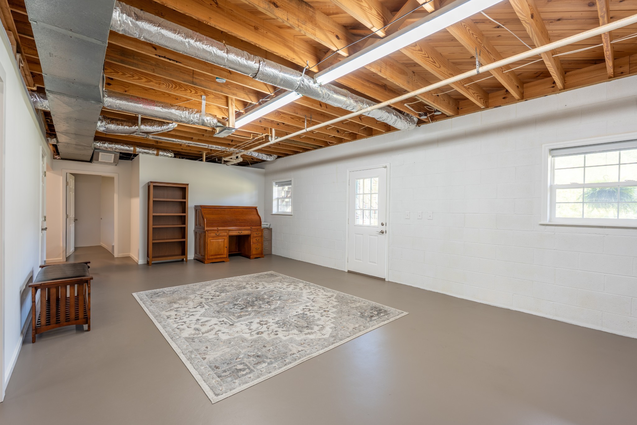 6285 Rayburn Creek Road Collinwood, TN 38450 - Photo 33 of 51 a view of a room with wooden floor and windows