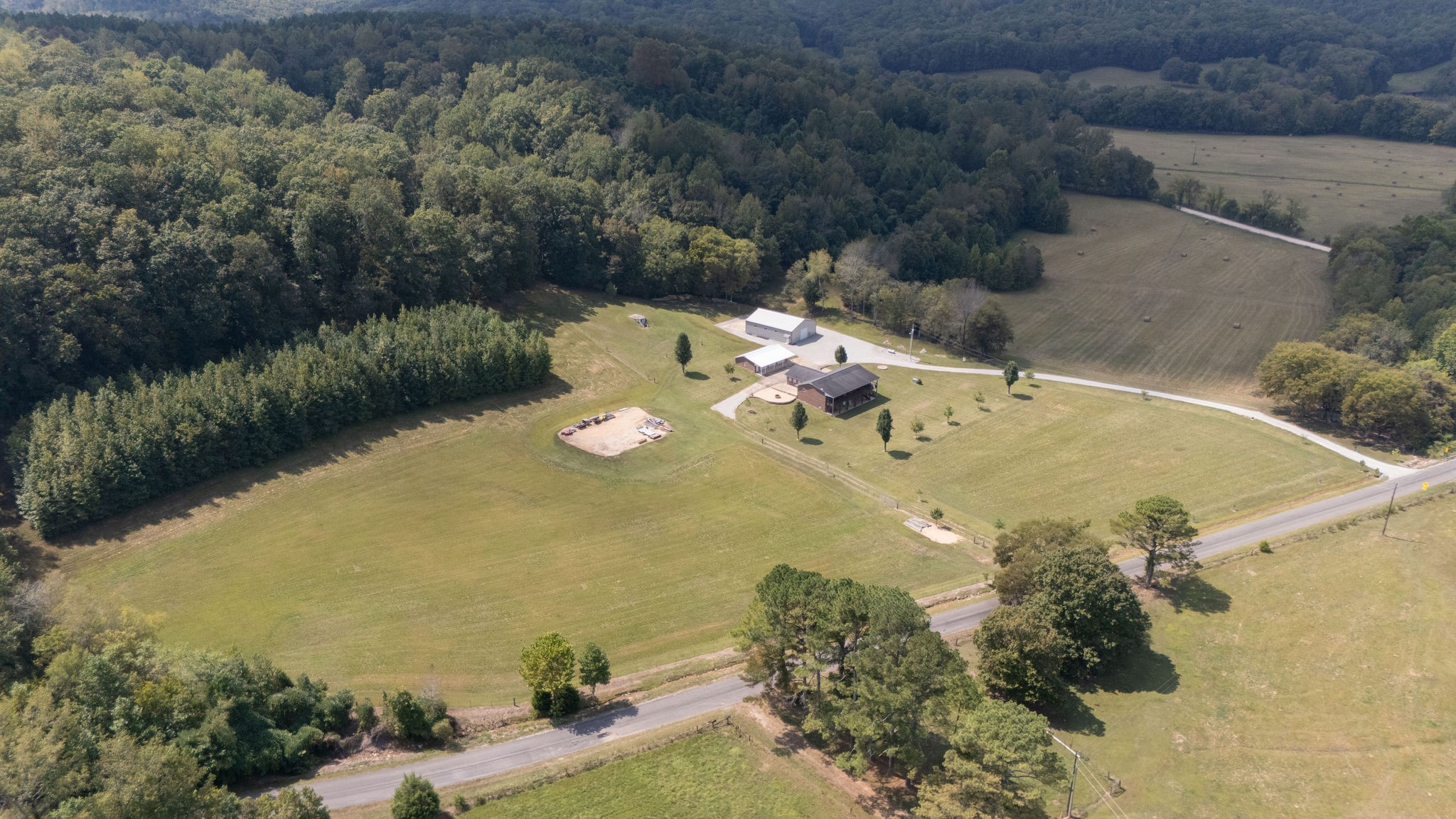 6285 Rayburn Creek Road Collinwood, TN 38450 - Photo 44 of 51 an aerial view of a house with a yard