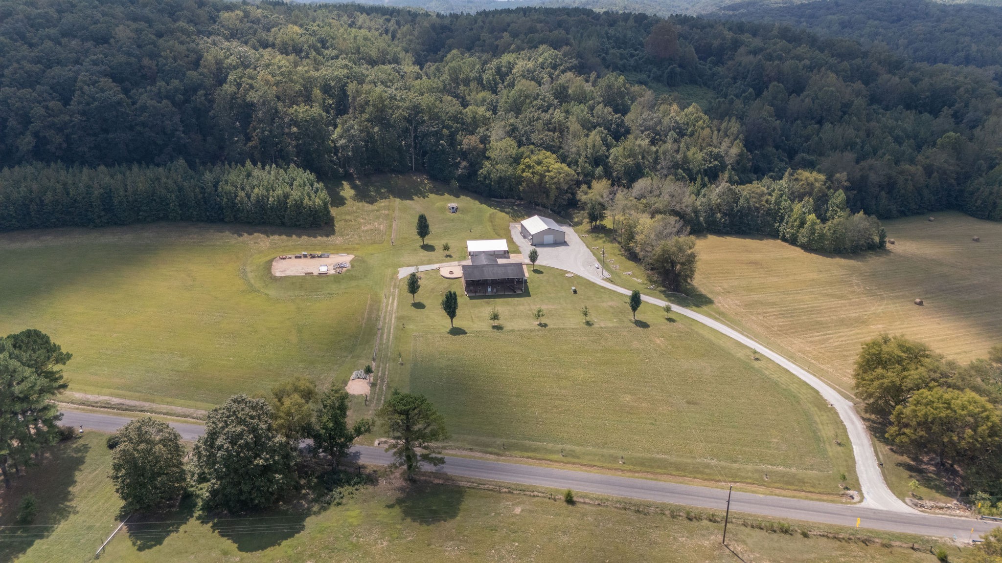 6285 Rayburn Creek Road Collinwood, TN 38450 - Photo 48 of 51 an aerial view of a house with a yard