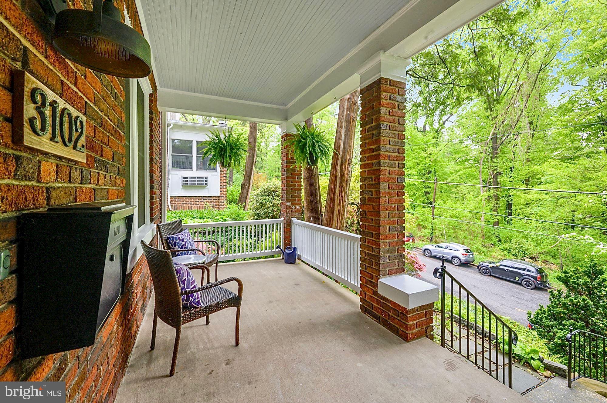 3102 Rodman Street Northwest Washington, DC 20008 - Photo 2 of 40 Airy Front Porch