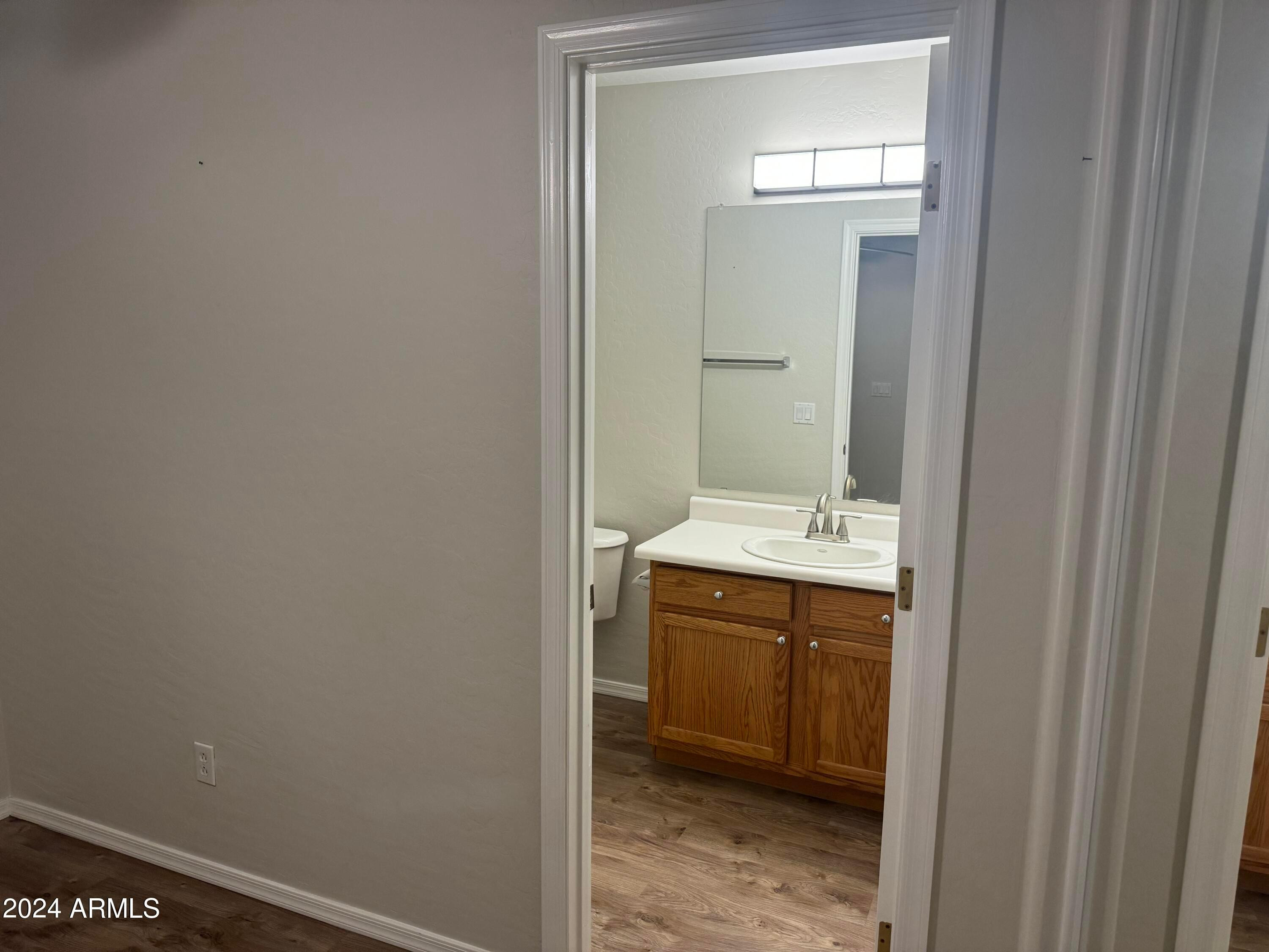 446 North Alder Court Gilbert, AZ 85233 - Photo 22 of 25 a view of bathroom with a sink and mirror