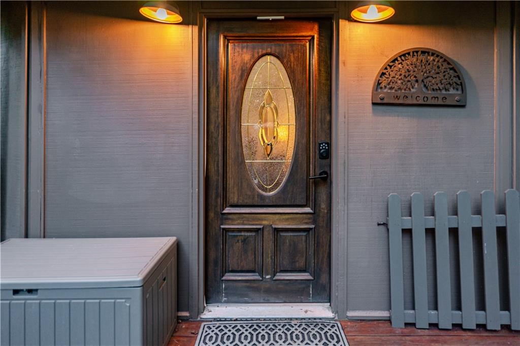 150 Treetopper Circle Big Canoe, GA 30143 - Photo 24 of 26 a view of entryway with wooden floor