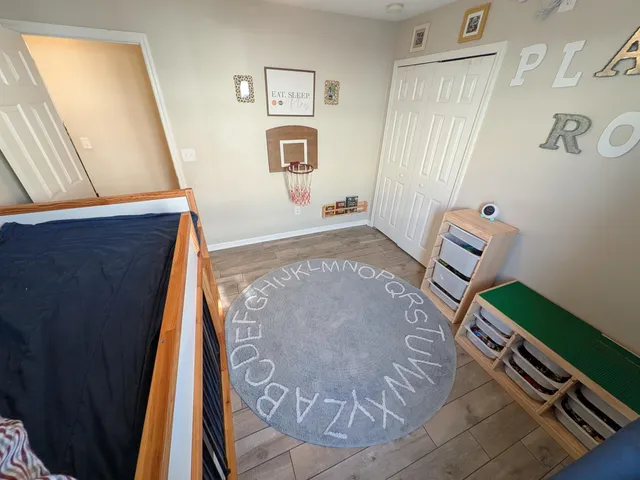 a room with furniture and a window