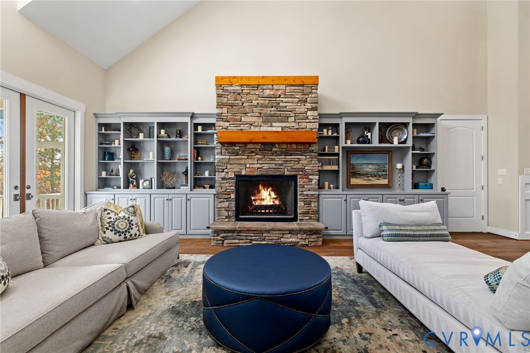 16118 Old Castle Road Midlothian, VA 23112 - Photo 11 of 50 a living room with furniture fireplace and window