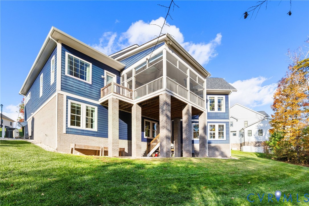 16118 Old Castle Road Midlothian, VA 23112 - Photo 49 of 50 a view of a building with a yard