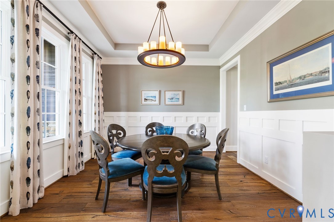 16118 Old Castle Road Midlothian, VA 23112 - Photo 5 of 50 a view of a dining room with furniture and wooden floor