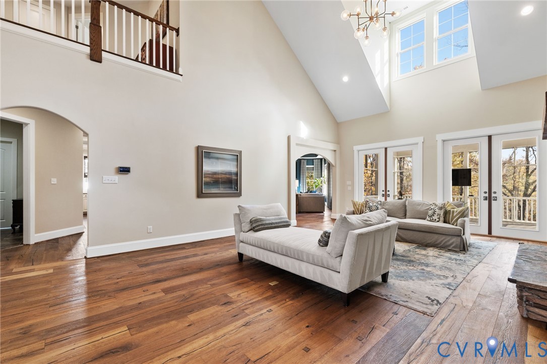 16118 Old Castle Road Midlothian, VA 23112 - Photo 8 of 50 a living room with furniture and a wooden floor