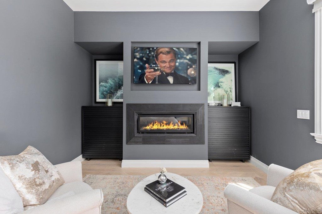 6531 Mimulus Rancho Santa Fe, CA 92067 - Photo 12 of 15 a living room with furniture and a fireplace