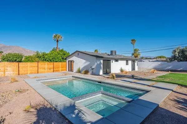 a view of a house with pool