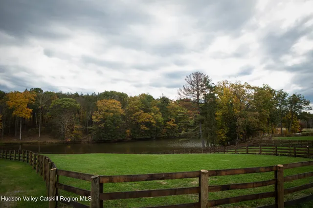 a view of a lake from a balcony