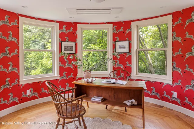 a outdoor space with furniture