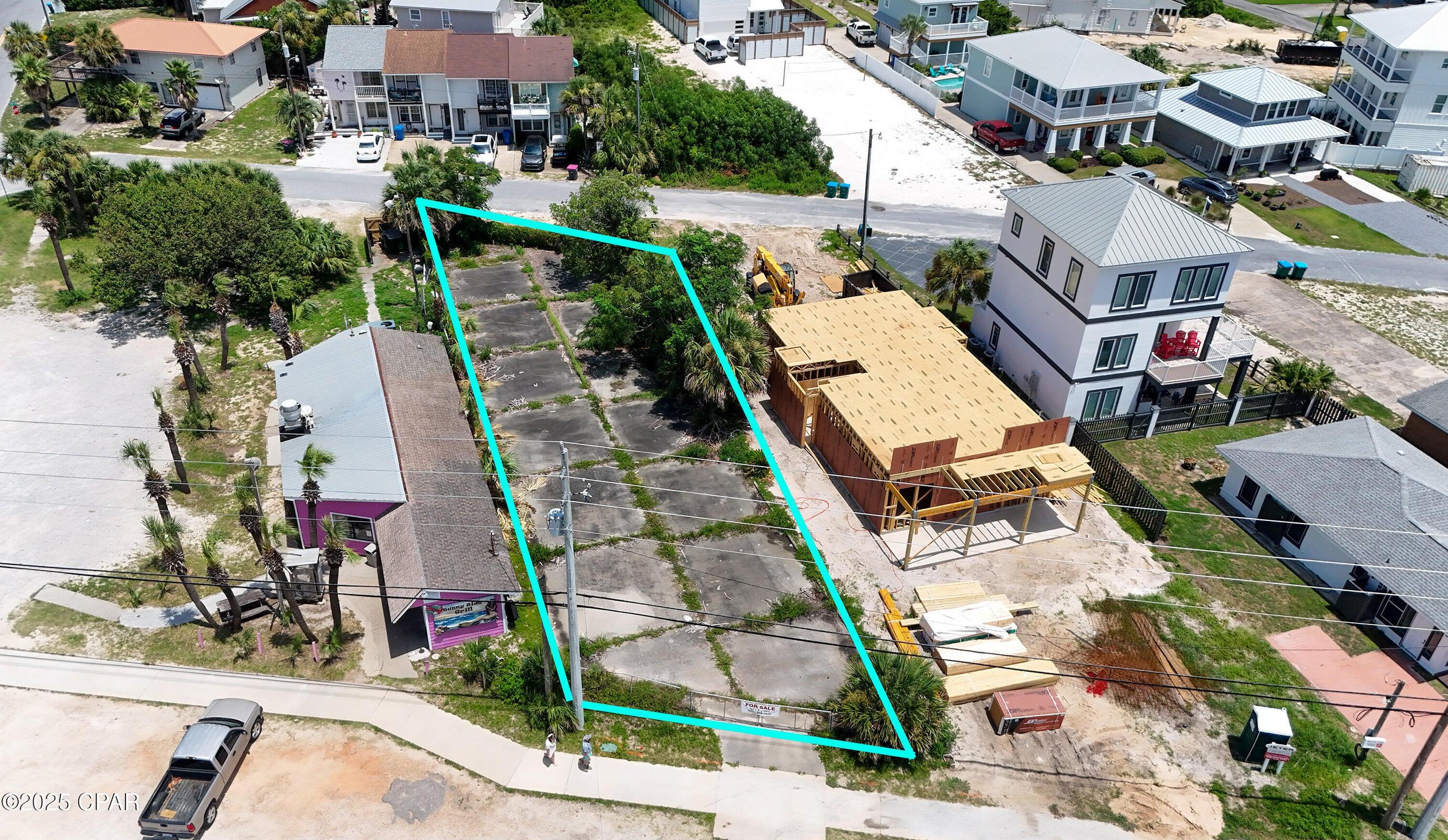 21826 Front Beach Road Panama City Beach, FL 32413 - Photo 3 of 10 an aerial view of residential houses with outdoor space