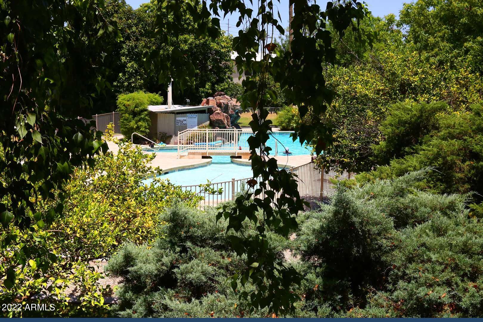 Covered Balcony-Pool View