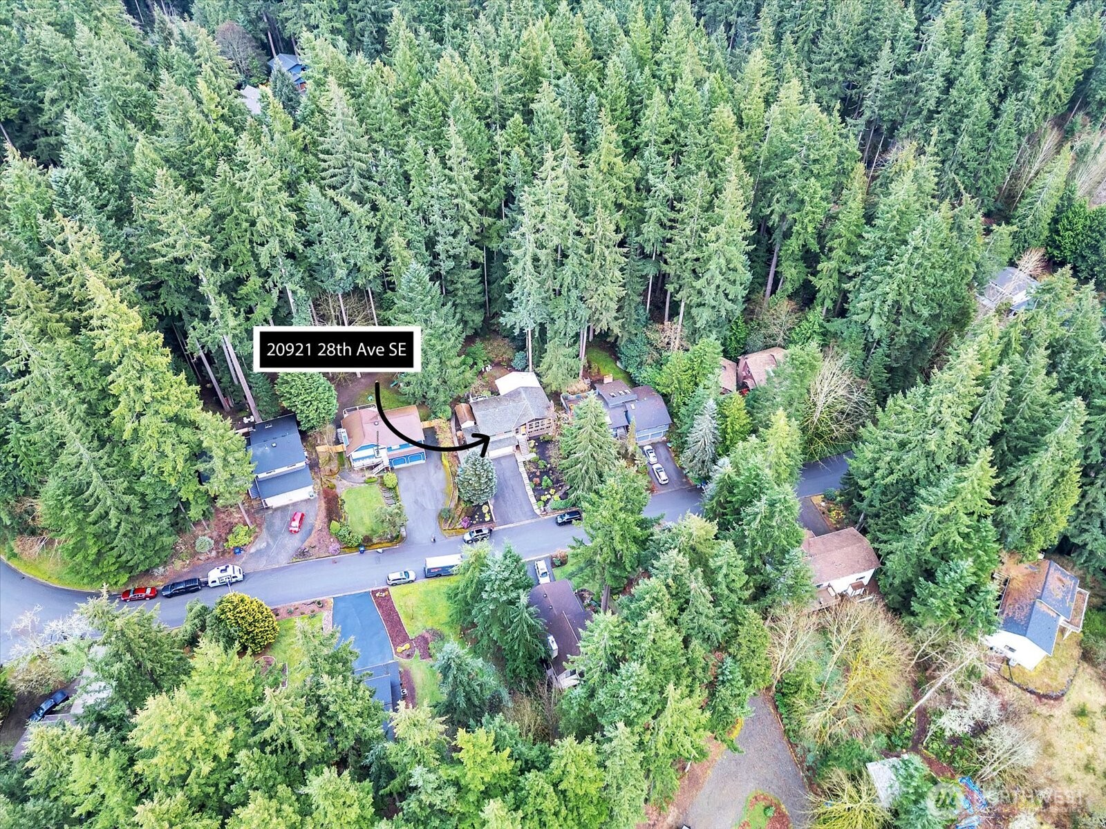 20921 28th Avenue Southeast Bothell, WA 98021 - Photo 34 of 37 an aerial view of a house with outdoor space