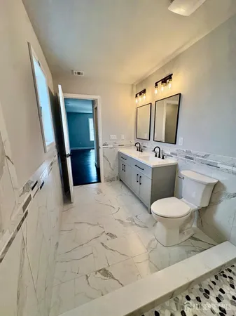 a view of a glass door