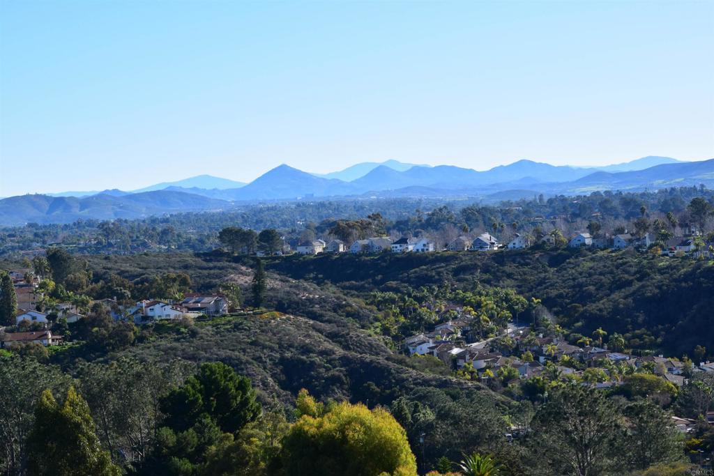 1575 Crest Drive Encinitas, CA 92024 - Photo 38 of 52 a view of a lush green field with mountains in the background