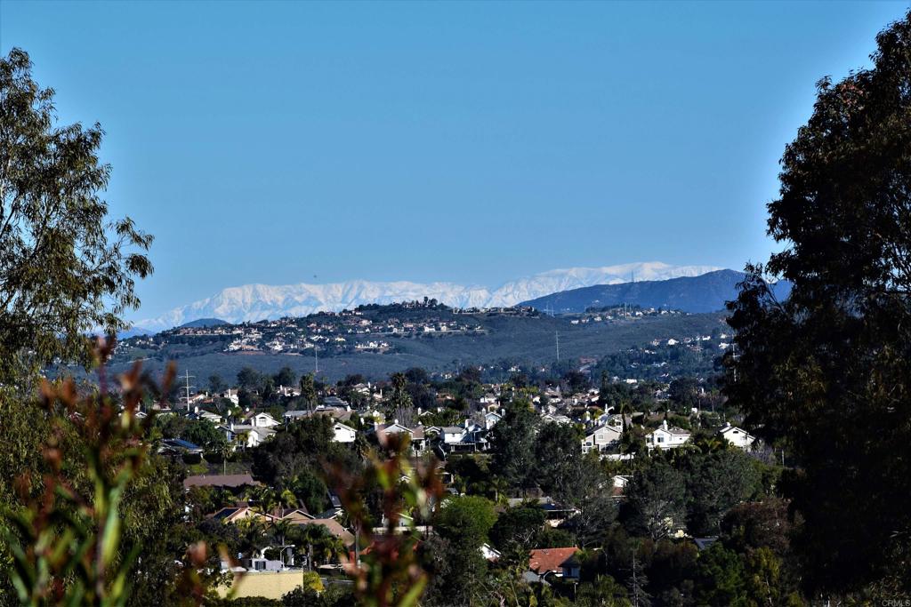 1575 Crest Drive Encinitas, CA 92024 - Photo 7 of 52 Snow on Big Bear to north last week