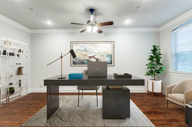 a view of a livingroom with furniture and window