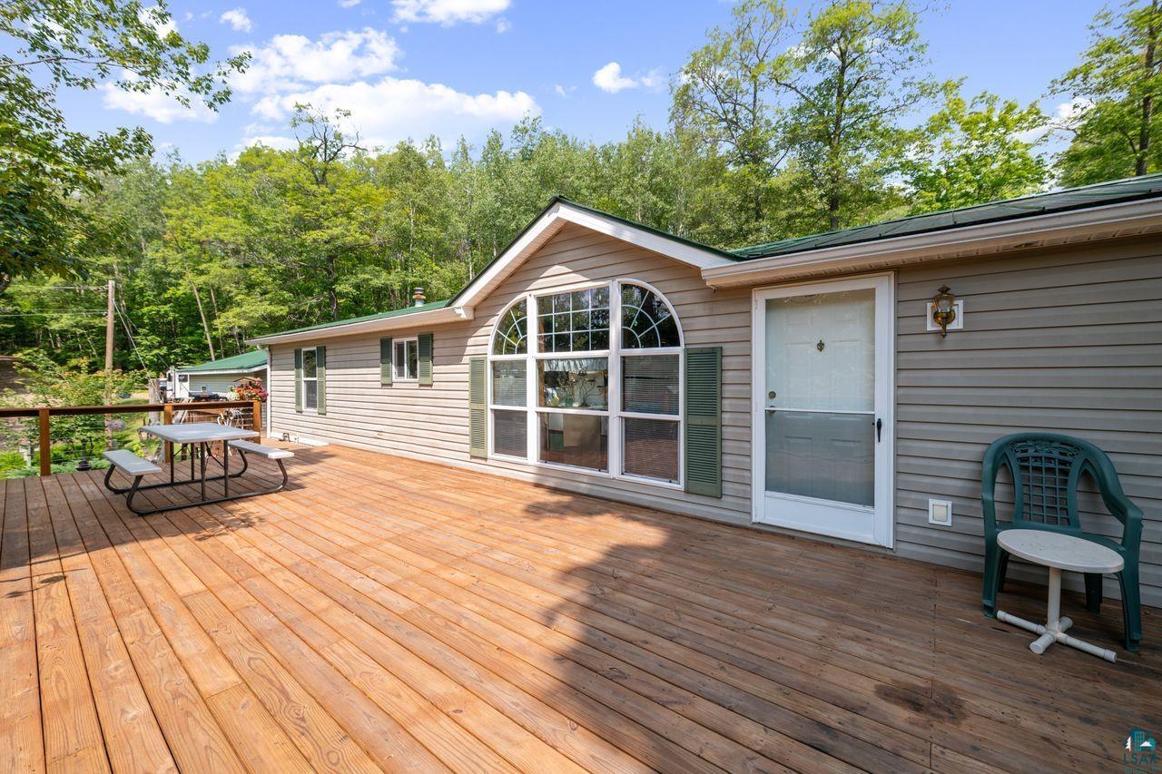9505 Wildwood Campground Road Iron River, WI 54847 - Photo 4 of 34 View of wooden deck