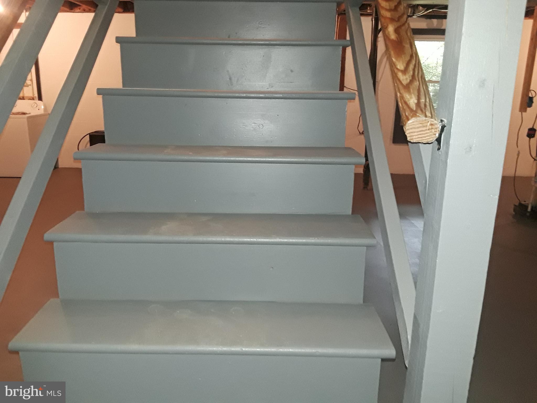 13840 Union Church Road Sumerduck, VA 22742 - Photo 30 of 30 Basement stairs painted