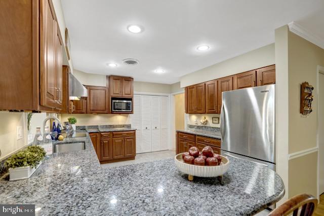 1812 A Birch Road McLean, VA 22101 - Photo 15 of 59 Modern kitchen with elegant finishes.