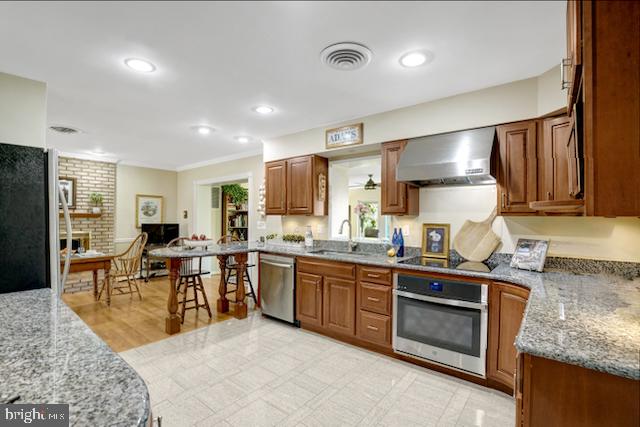 1812 A Birch Road McLean, VA 22101 - Photo 16 of 59 Modern kitchen with elegant finishes.