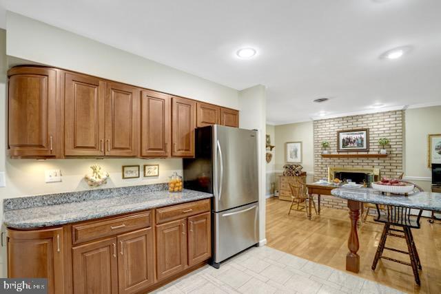 1812 A Birch Road McLean, VA 22101 - Photo 17 of 59 Inviting kitchen with warm wood tones.