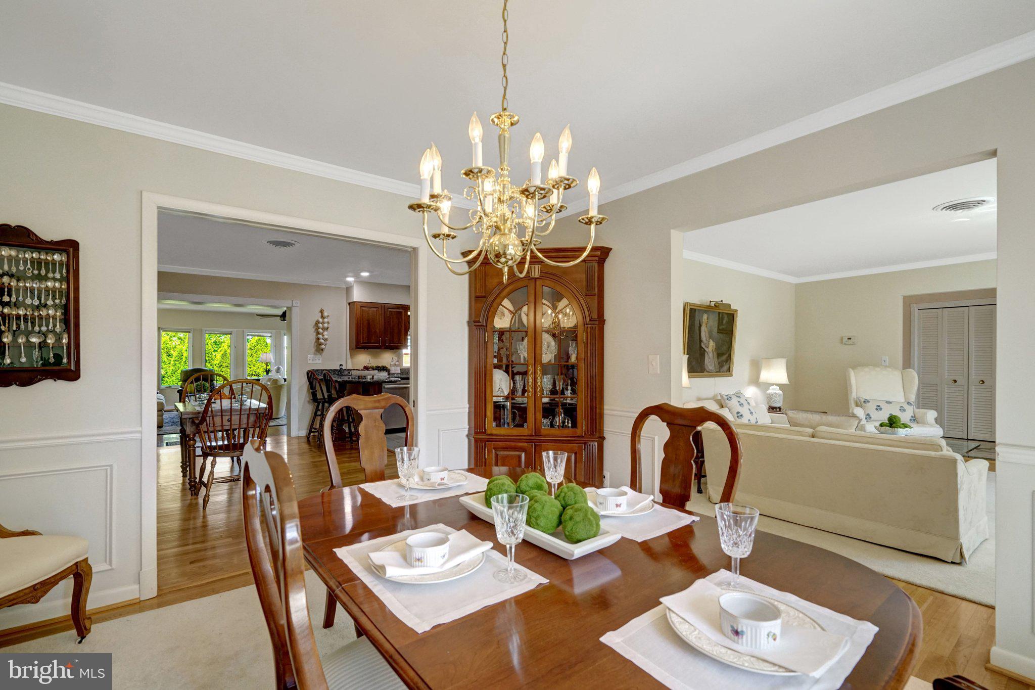 1812 A Birch Road McLean, VA 22101 - Photo 9 of 59 Elegant dining space with natural light.