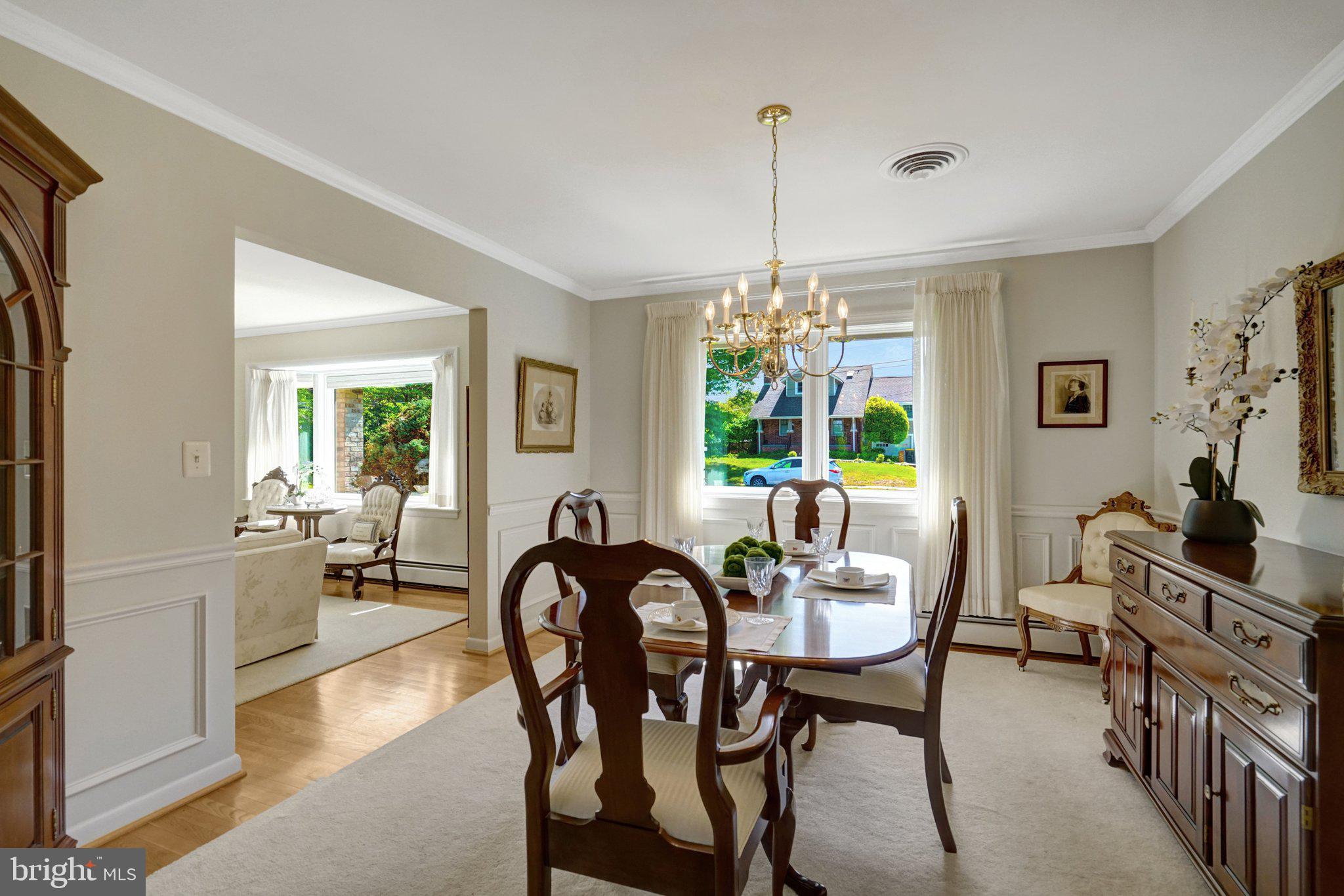 1812 A Birch Road McLean, VA 22101 - Photo 10 of 59 Elegant dining space with natural light.