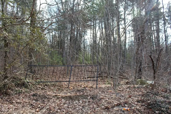 a view of outdoor space with wooden fence