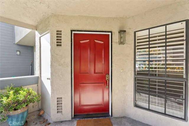 a view of front door