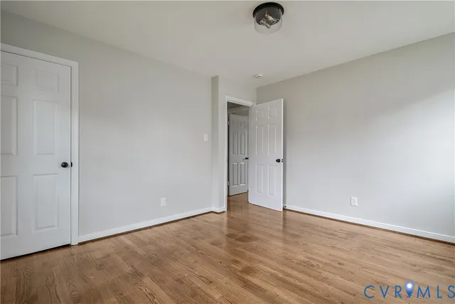 a view of an empty room