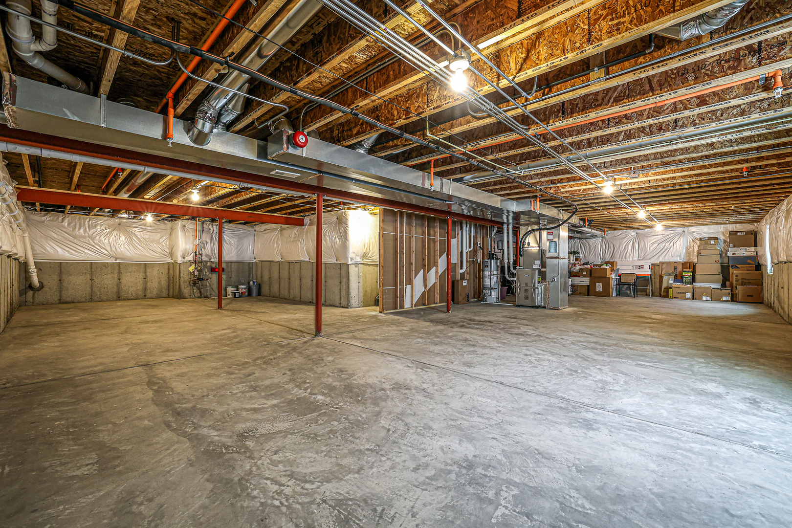 5835 Fairview Lane Hoffman Estates, IL 60192 - Photo 29 of 33 a view of empty room with wooden ceiling