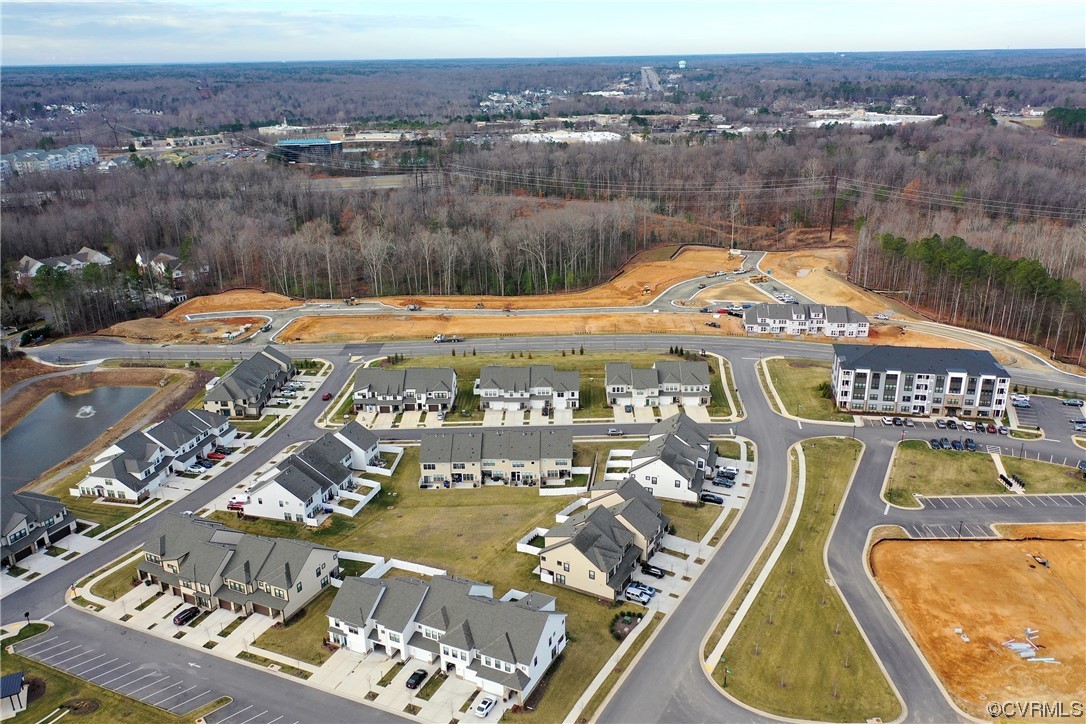 12918 Deep Wl Road Midlothian, VA 23112 - Photo 49 of 50 an aerial view of residential houses with outdoor space