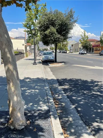 a view of street with view of a building