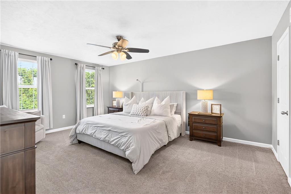 259 Foxwood Road Coraopolis, PA 15108 - Photo 27 of 49 The generous primary suite includes a private bath and ample closet space.