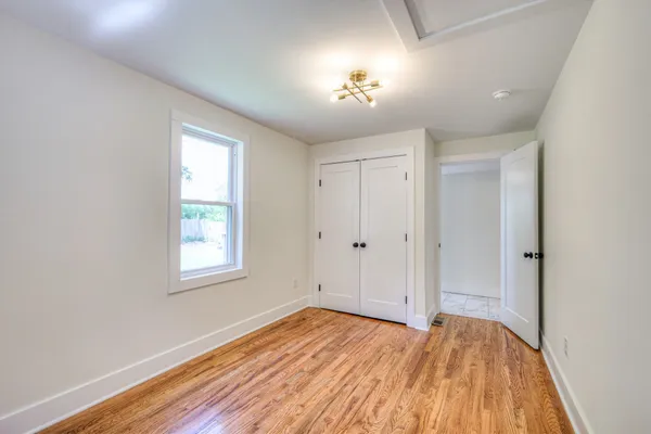 wooden floor in an empty room