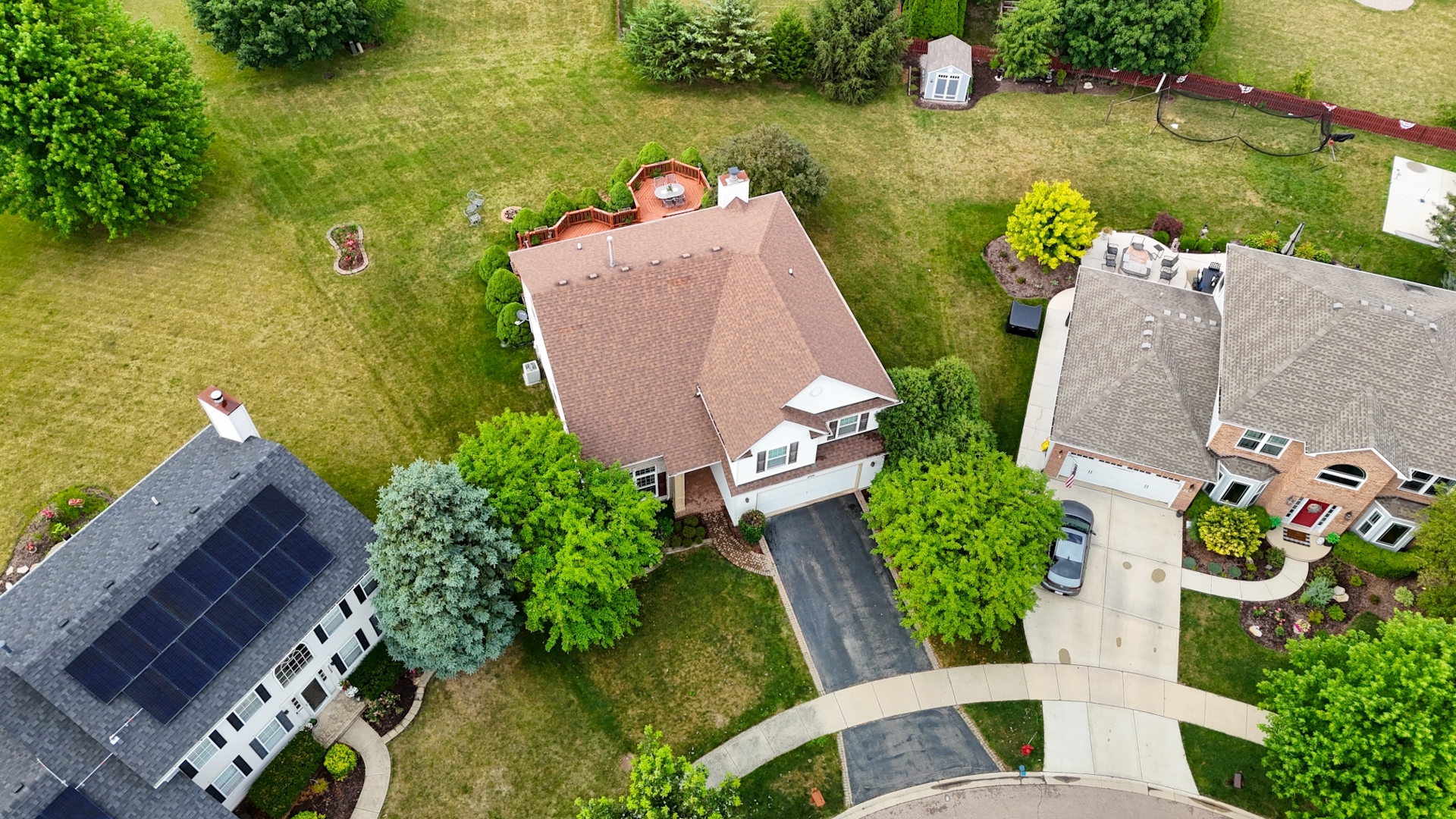 2578 Crestview Drive Aurora, IL 60502 - Photo 27 of 43 an aerial view of a house with a lake view