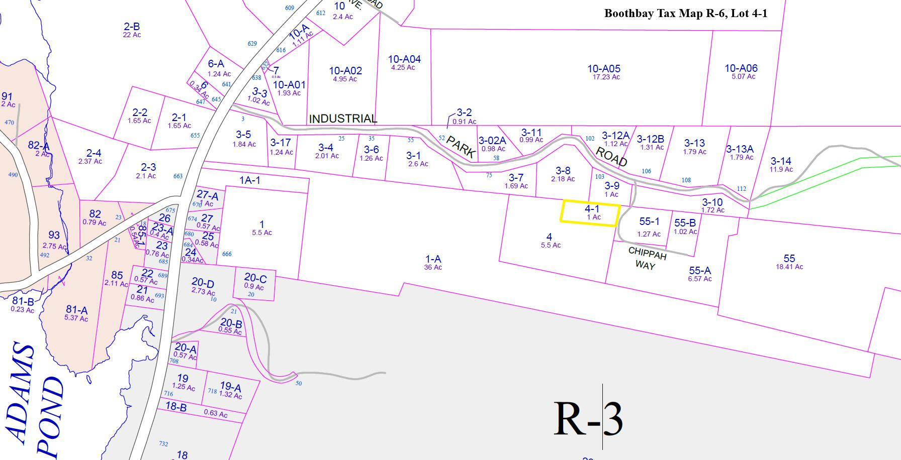 4-1 Industrial Pk Road Boothbay, ME 04537 - Photo 2 of 2 Tax Map