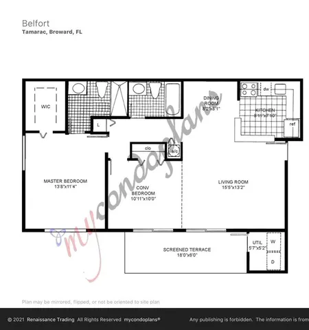 $124,900 | 9988 North Belfort Circle, Unit 111, Tamarac, FL 33321