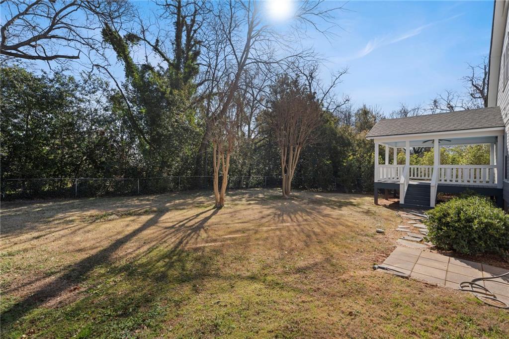 114 Cleveland Street McDonough, GA 30253 - Photo 60 of 71 a view of backyard with green space