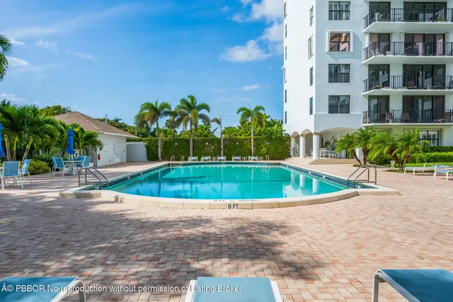 a view of outdoor space yard and swimming pool