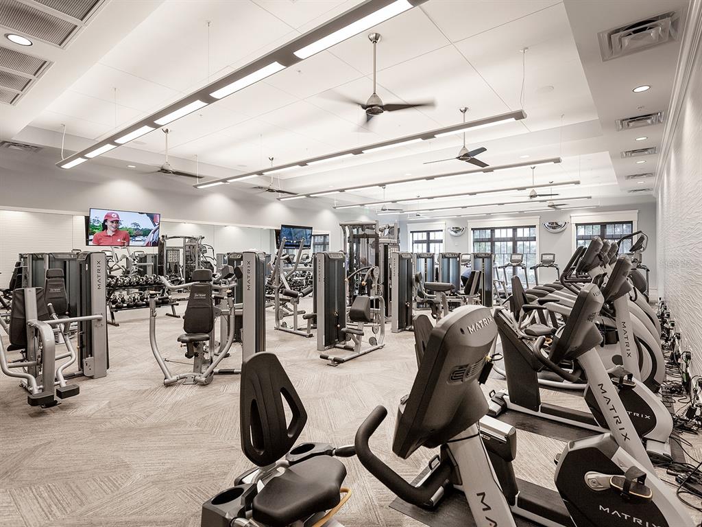 17807 Eastbrook Terrace Lakewood Ranch, FL 34202 - Photo 89 of 92 a view of a room with gym equipment