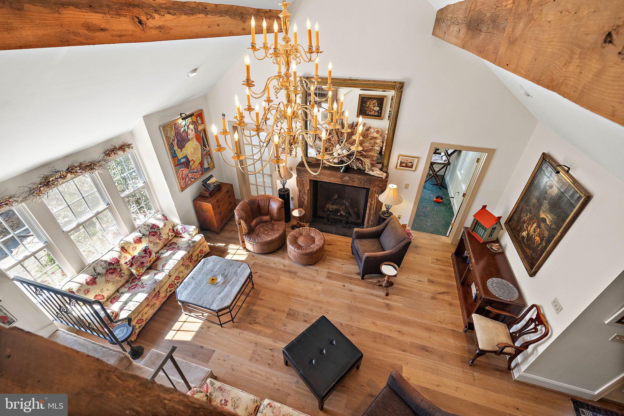126 Ridge Road Chadds Ford, PA 19317 - Photo 18 of 64 a view of a livingroom with furniture and a flat screen tv