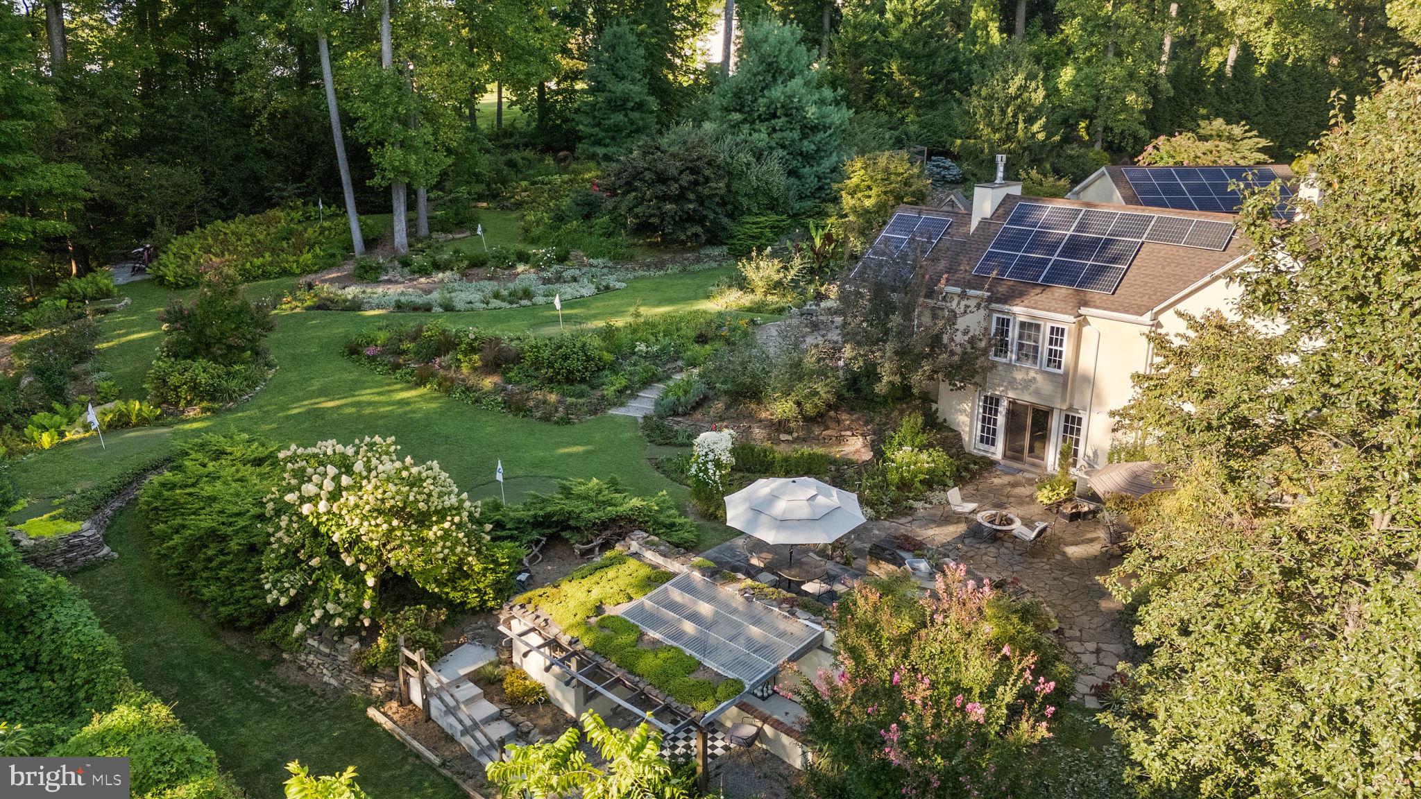 126 Ridge Road Chadds Ford, PA 19317 - Photo 52 of 64 a view of a back yard of the house