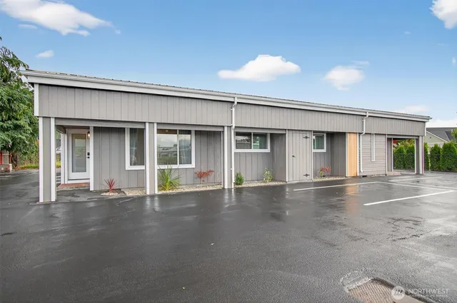 a view of pool with outdoor seating