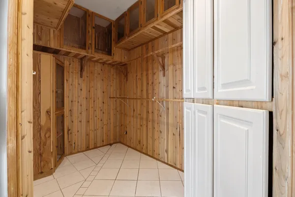 a view of closet area