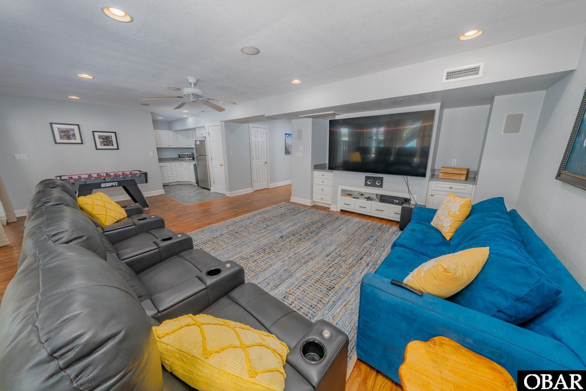 7245 South Old Oregon Inlet Road Nags Head, NC 27959 - Photo 37 of 50 1st Level Media Room