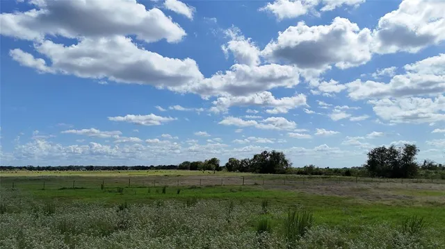 a view of a green field