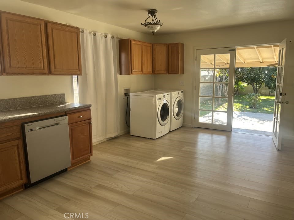 1320 3 Ranch Road Duarte, CA 91010 - Photo 8 of 16 a view of a kitchen with wooden floor and a window